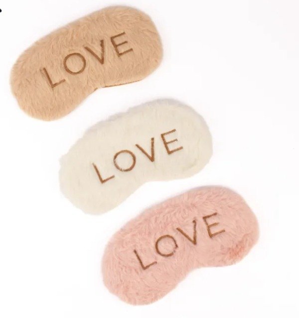 Producto - Antifaz para Dormir de Peluche "LOVE" - 1