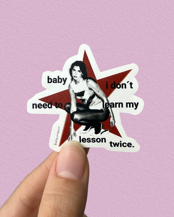 Producto - DUA LIPA #2 - Sticker Individual Dua Lipa