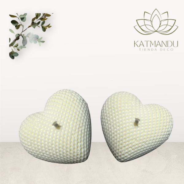 Producto - Vela Corazon Texturado - 0
