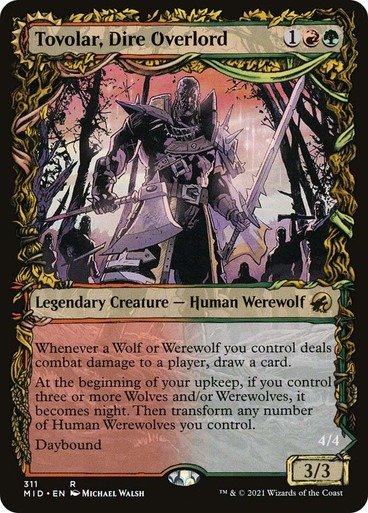 Producto - Tovolar, Dire Overlord #311 Showcase  Innistrad: Midnight Hunt