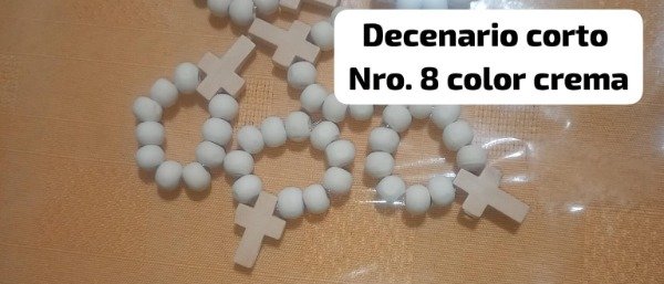 Producto - Decenario Corto Esfera 8 mm., de madera - 0