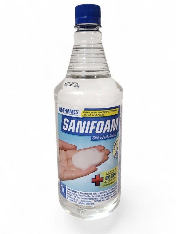 Producto - Repuesto 1l Espuma De Manos Sanifoam 1000ml  NEUTRO