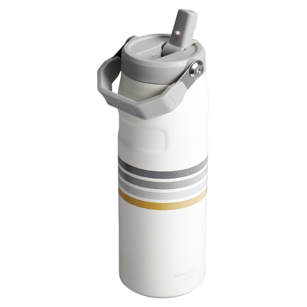 Producto - Vaso Térmico Stanley Iceflow Flip Straw - 710mL - Con Pico - Cream Ash Stripe