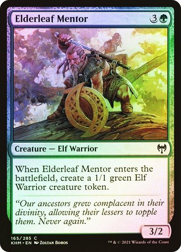 Producto - Elderleaf Mentor Foil  Kaldheim