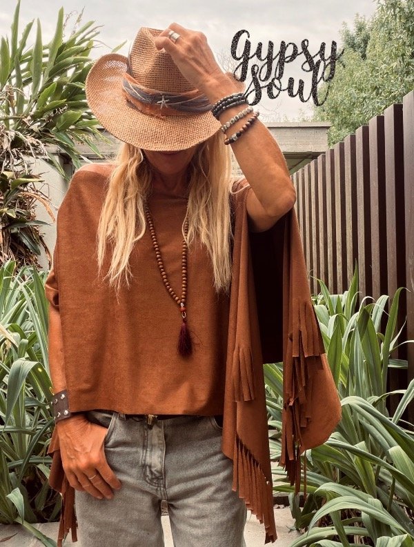 Producto - Poncho multiuso café