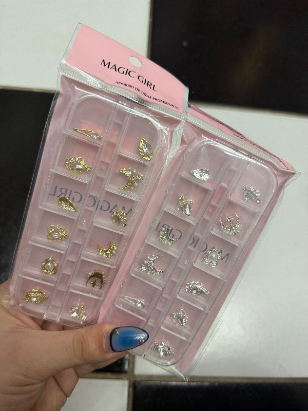 Producto - Decoracion apliques premium x12 con perlas