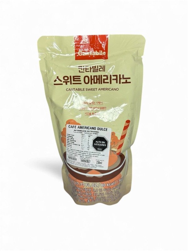 Producto - Cafe americano dulce 230ml
