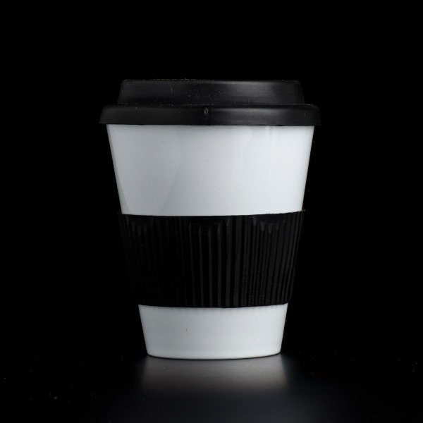Producto - VASO TÉRMICO SILICONA NEGRO X 12 U