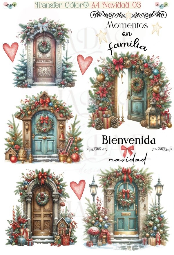 Producto - TRANSFER COLOR A4 NAVIDAD 03