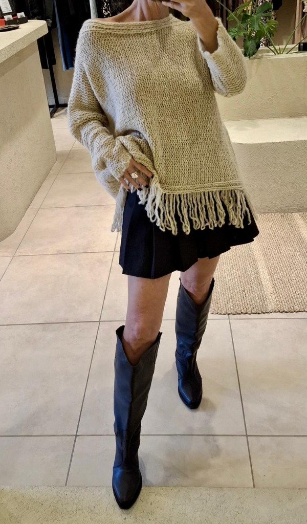 Producto - Sweater Bambi beige/negro/choco
