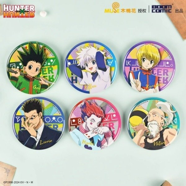 Producto - Pines De Metal Hunter x Hunter  (Al azar calidad Premium)58mm