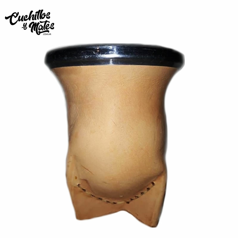 Mate Bocón Vaqueta Claro - Cuchillos y Mates