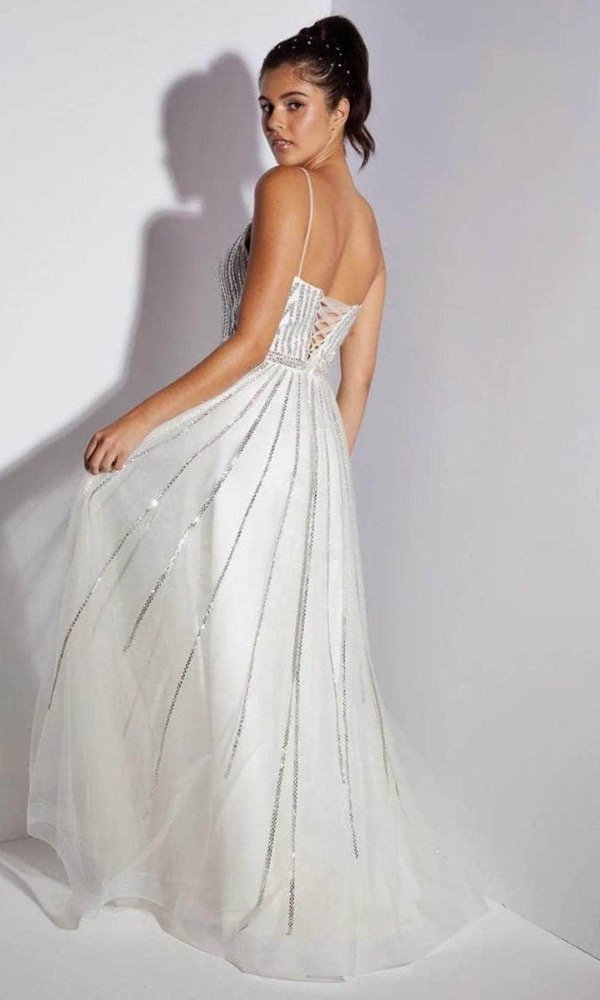 Producto - Vestido Strass blanco - 2