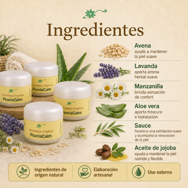 Producto - Pack 4 Cremas para Psoriasis PsoriaCalm - Tratamiento Natural Hidratante 240 g - 2