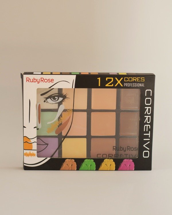 Producto - Paleta de correctores x 12 colores Ruby Rose