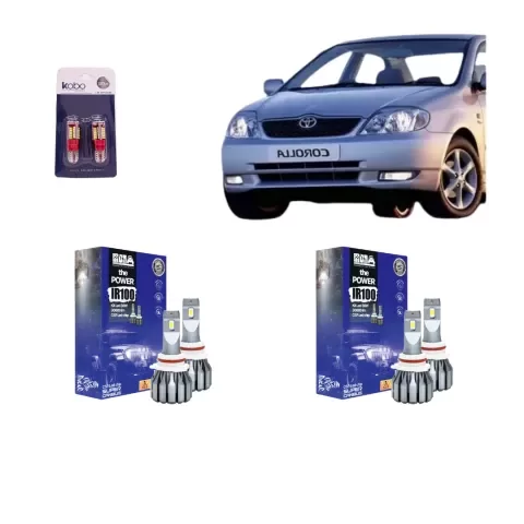 Producto - Kit Cree Led IR100 Luz Baja Y Alta Toyota Corolla Hasta 2005