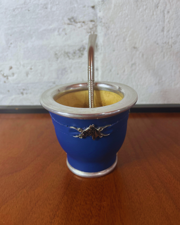 Producto - Mate camionero con dije y virola de alum.