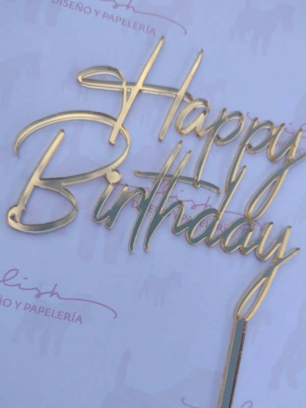 Producto - Topper "Happy Birthday" 2