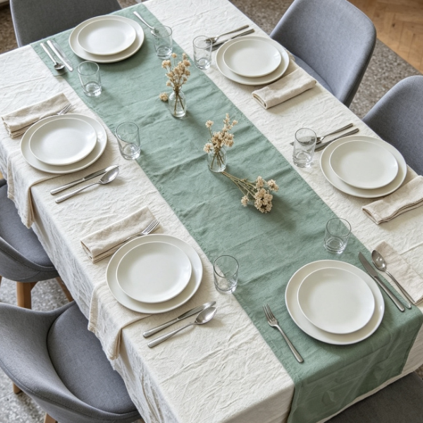 Producto - Mantel Materia Beige 2,00x1,40 - 1
