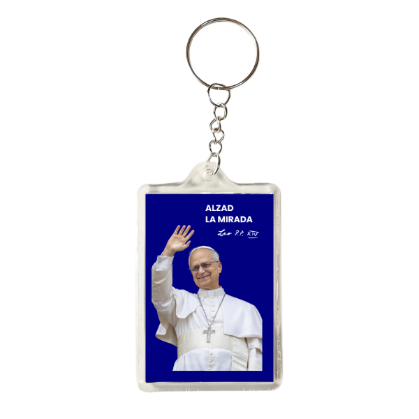 Producto - Llavero doble Papa León XIV - Virgen de Luján - 0