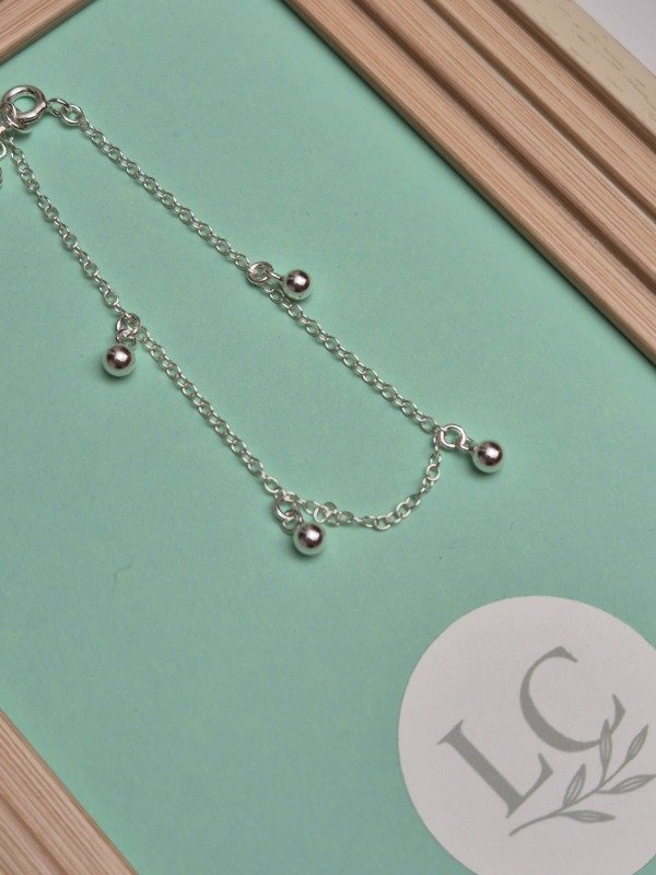 Producto - Pulsera Cuentas Plata