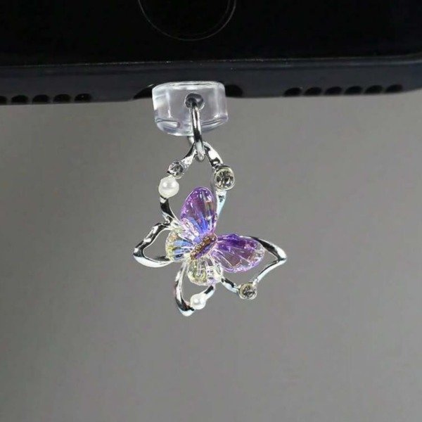 Producto - Cubre pin mariposa violeta
