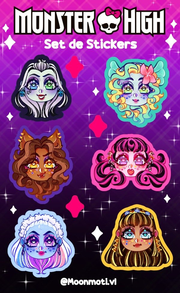Producto - Sticker set Monster High