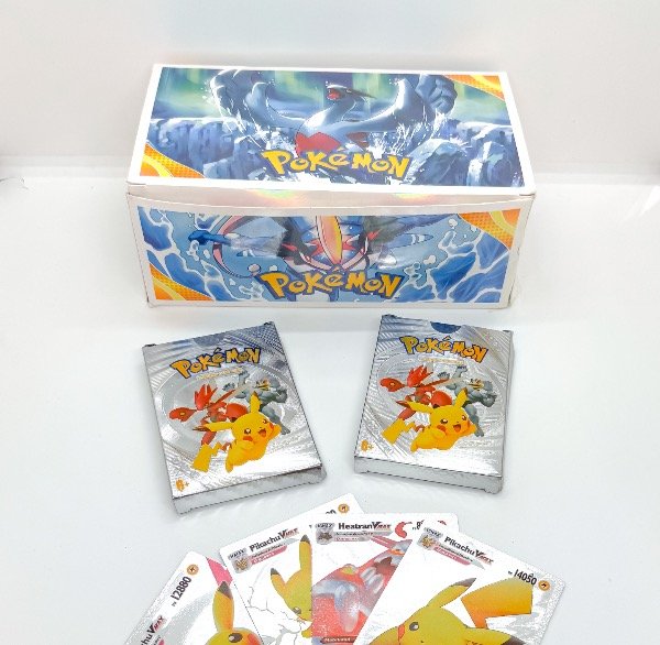 Producto - Mazos de cartas plateadas Pokémon caja x20u