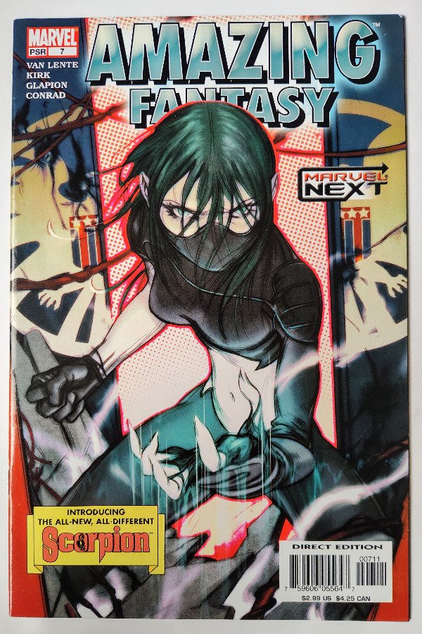 Producto - Amazing Fantasy #7 (2005) - 1ra aparición de la nueva Scorpion, Carmilla Black