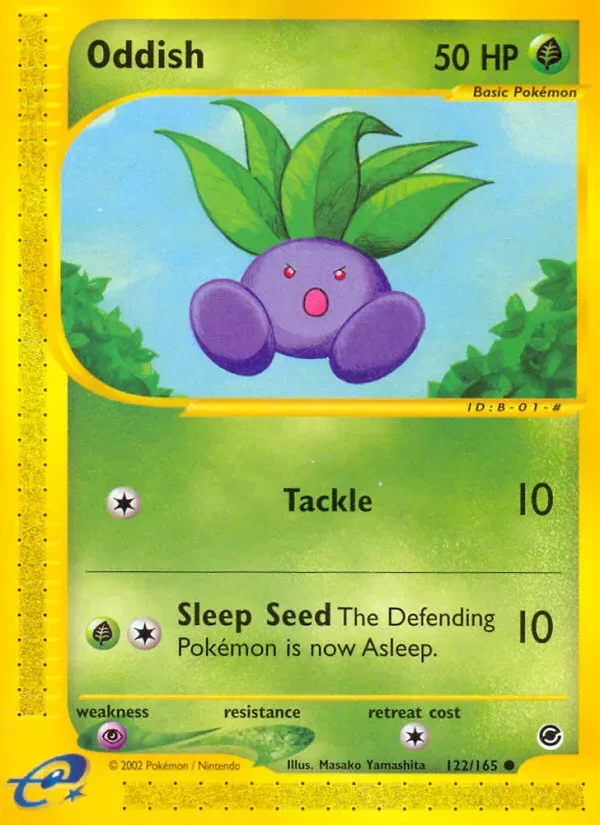 Producto - Oddish 122/165 Expedition: Base Set