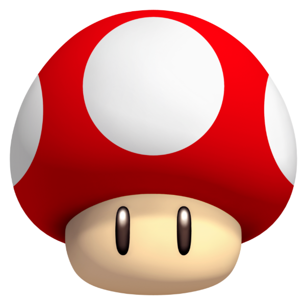 Producto - Sticker hongo rojo de Mario Bross