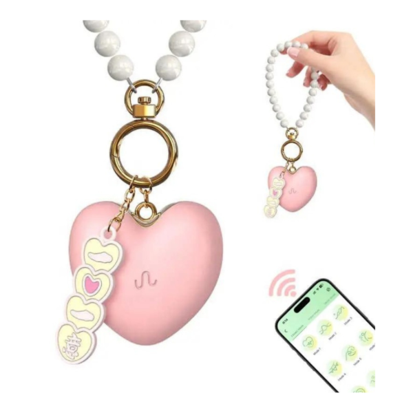Producto - Mini vibrador Llavero Corazón Recargable y control por APP