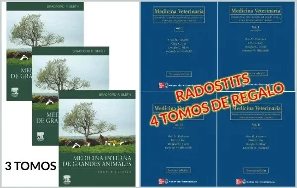 Producto - Smith: Medicina Interna de Grandes Animales, 4ta - 3 tomos (EC) + REGALO