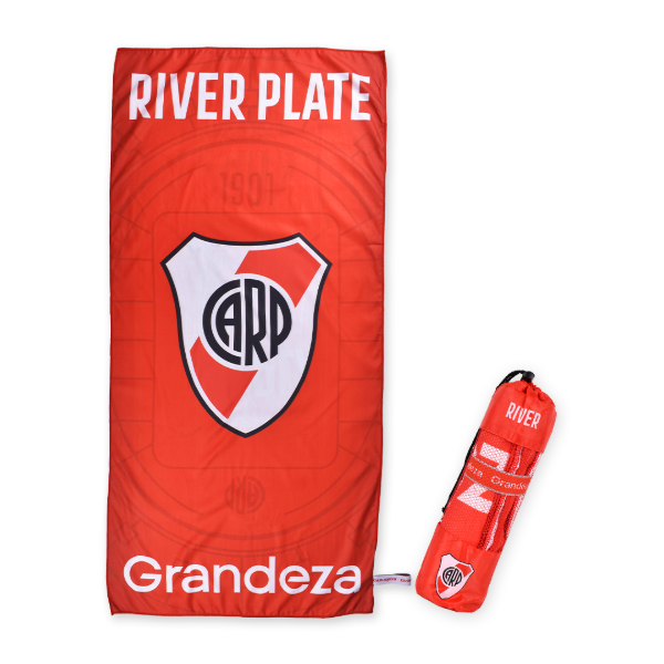 Producto - Toallon River Plate secado rápido Rojo