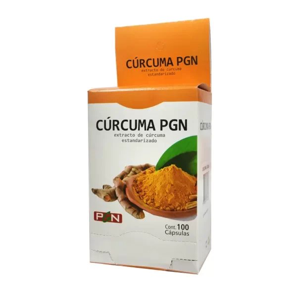 Producto - Cúrcuma con Pimienta Negra - PGN  100 Cápsulas