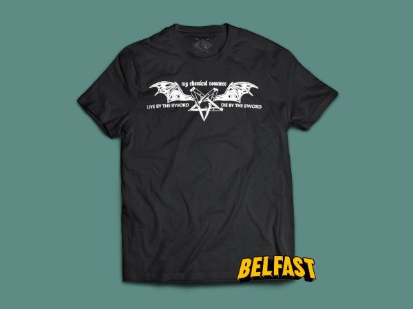 remera logo my chemical romance dead by the sword