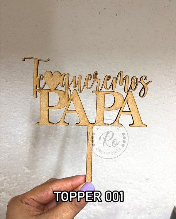 Producto - TOPPER 001- PARA TORTA