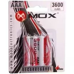 Producto - Generica Mox AAA Recargable 3600 mAh - 4 Unidades