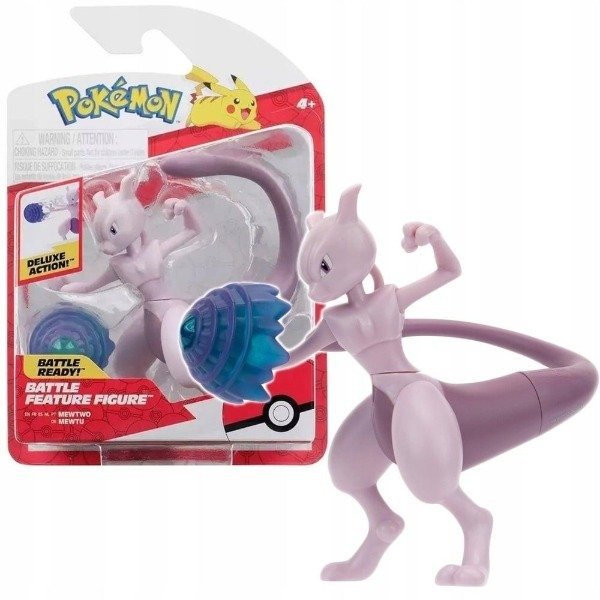 Producto - Pokémon Mewtwo Battle Feature Figure Deluxe Action - 0