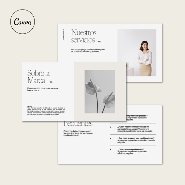 Producto - Plantilla editable Presupuesto