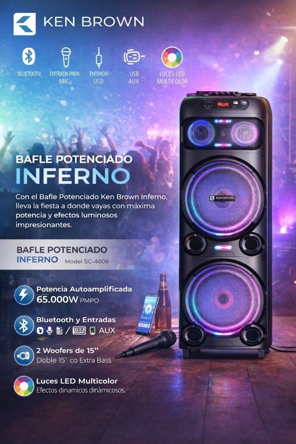 Producto - Parlante Torre Ken Brown