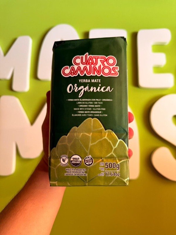 Producto - Yerba Mate Cuatro Caminos Orgánica 500gr
