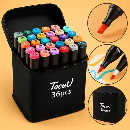 Producto - 36 Marcadores Doble Punta Touch