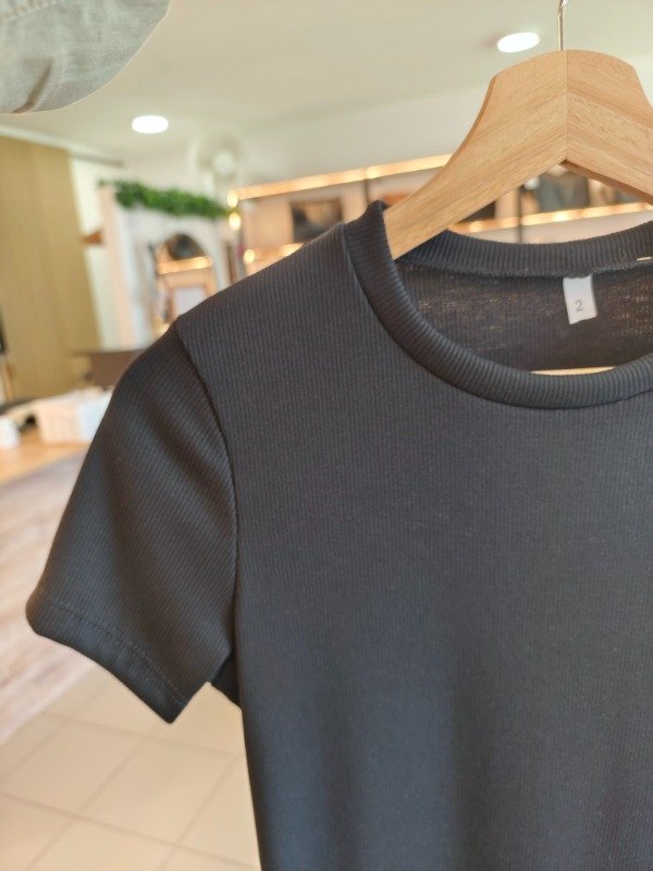 Producto - Remera algodón morley manga corta - Negro - 1