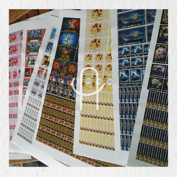 Producto - Sticker para los utiles escolares