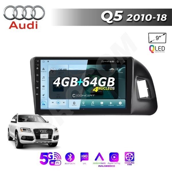 Producto - MULTIMEDIA AUDI Q5 2010/18 - 9" CON CAR PLAY Y ANDROID AUTO