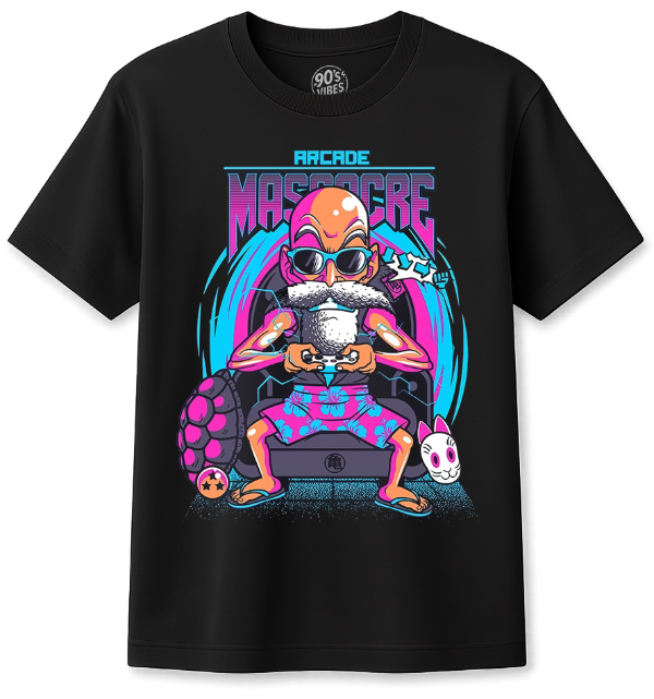 Producto - Remera Maestro Roshi Arcade DBZ