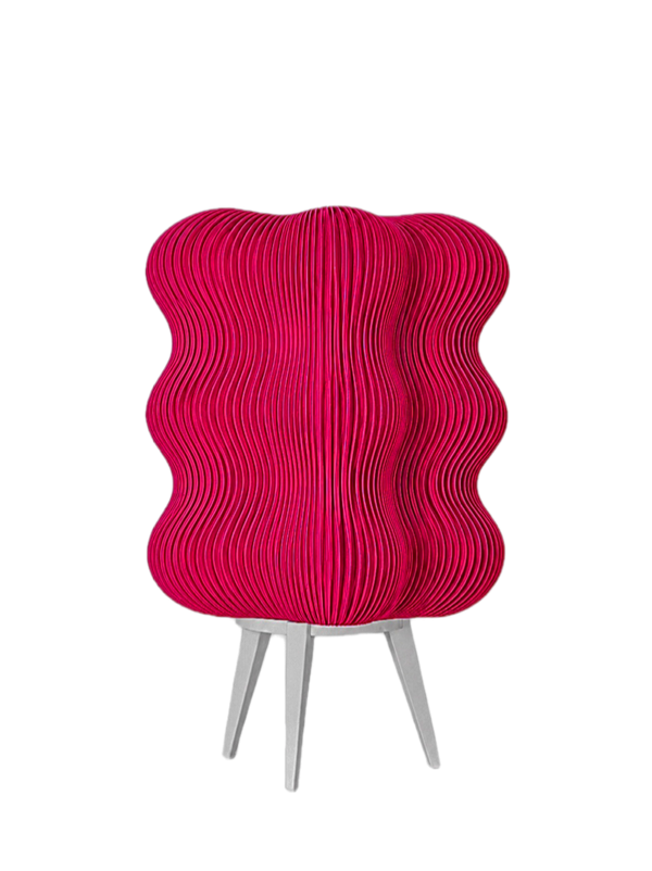 Producto - Lámpara de Mesa Ondulada Akinari  35x25 cm Iluminación de Diseño y Ambiente - 5