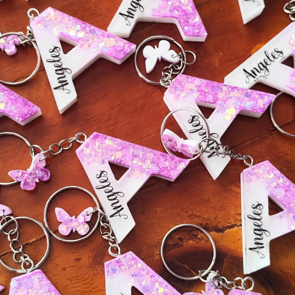 Producto - Llaveros de iniciales x MAYOR (a pedido)