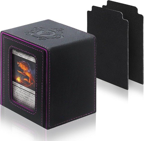 Producto - Deck Box Vertical Con ventana Commander - COLOR AL AZAR